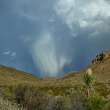 Nice clouds with Yucca